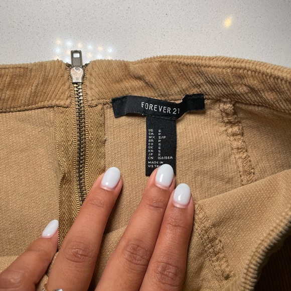 Corduroy mini skirt - Picture 2 of 2